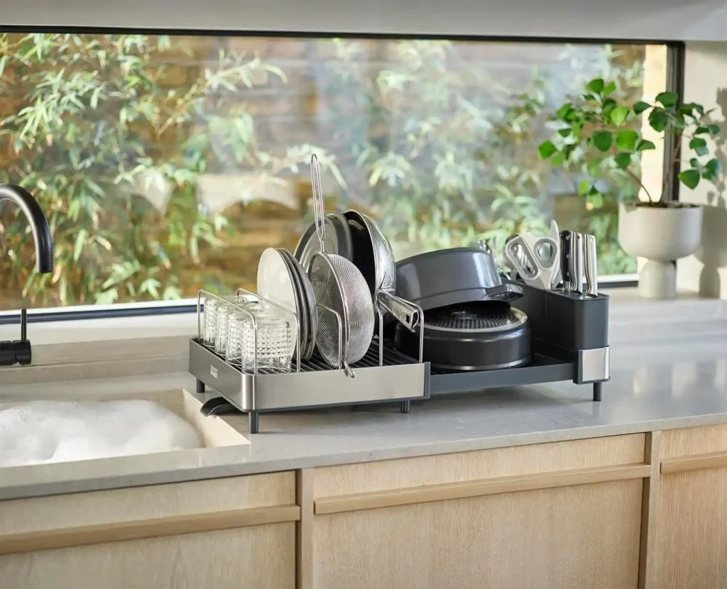compact dish drying rack