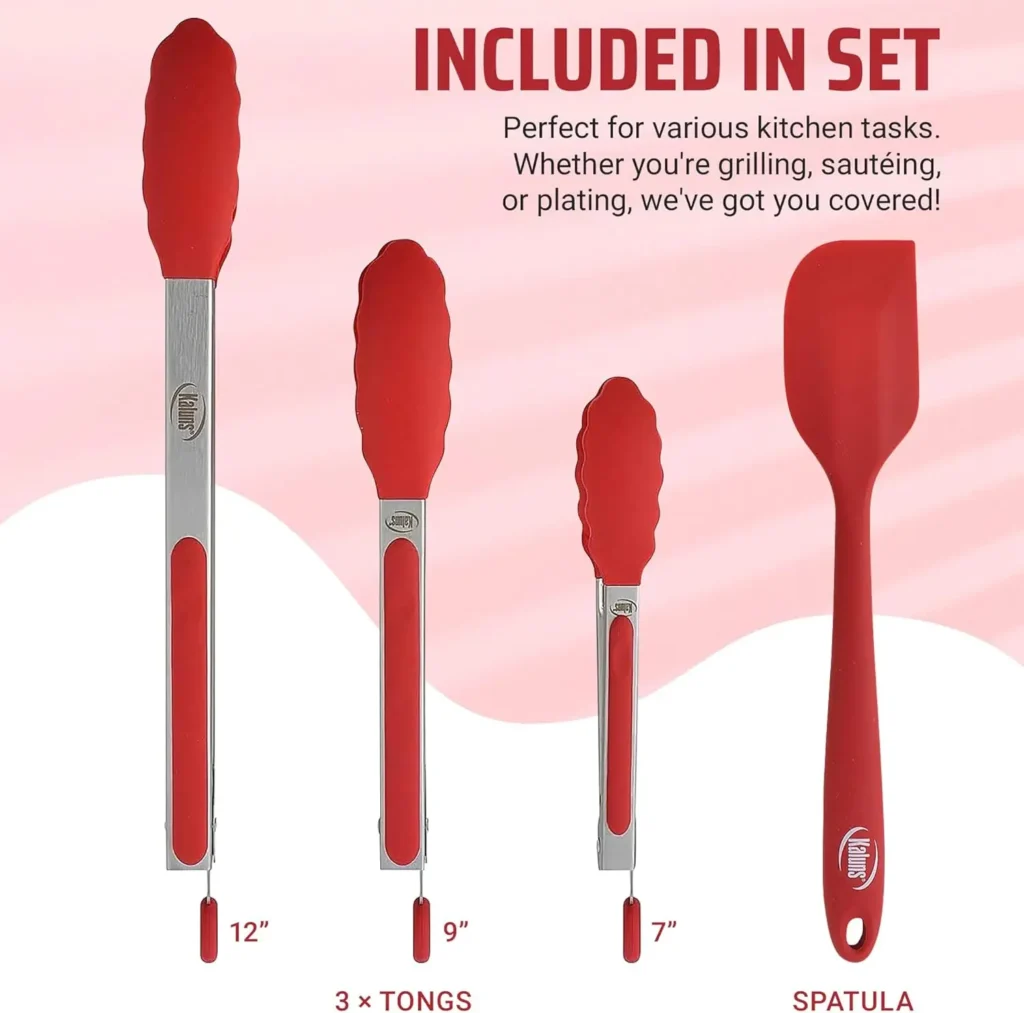 silicone cooking tongs 1