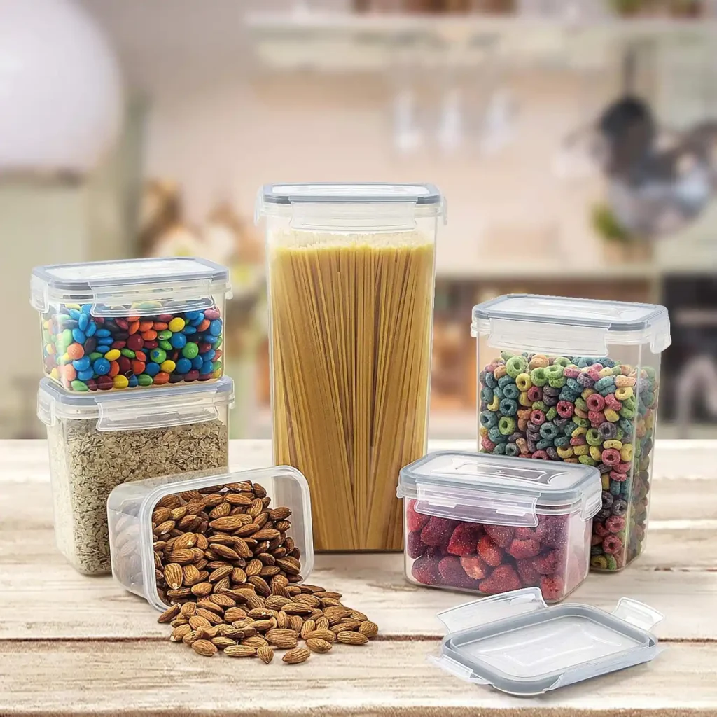 stackable food storage containers