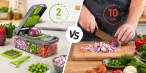 Vegetable Chopper vs Knife